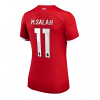 Dres Liverpool Mohamed Salah #11 Domáci pre Ženy 2023-24 Krátky Rukáv
